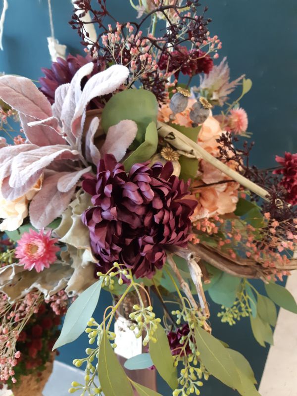 Strohblumen Sträusse und Gestecke -